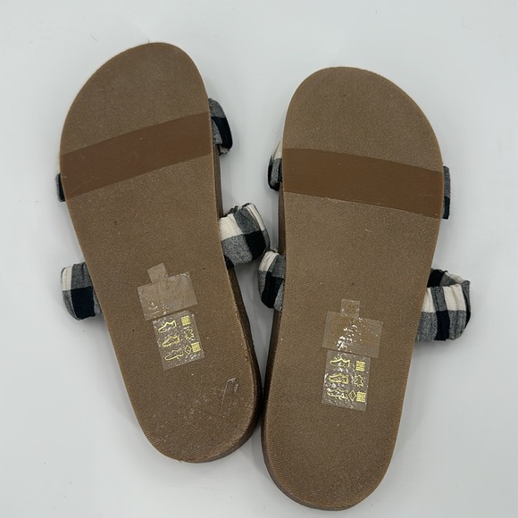 Madewell The Loretta Slide Sandal in Gingham Check 7.5 - Picture 5 of 6